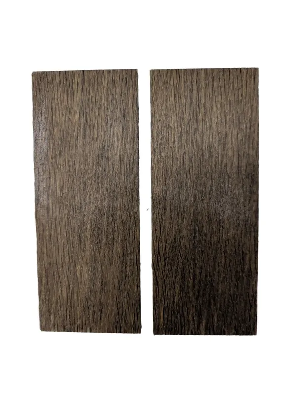 Exhibition Grade Bog Oak Knife Handle Scales (5x2x0.25) — photo 3