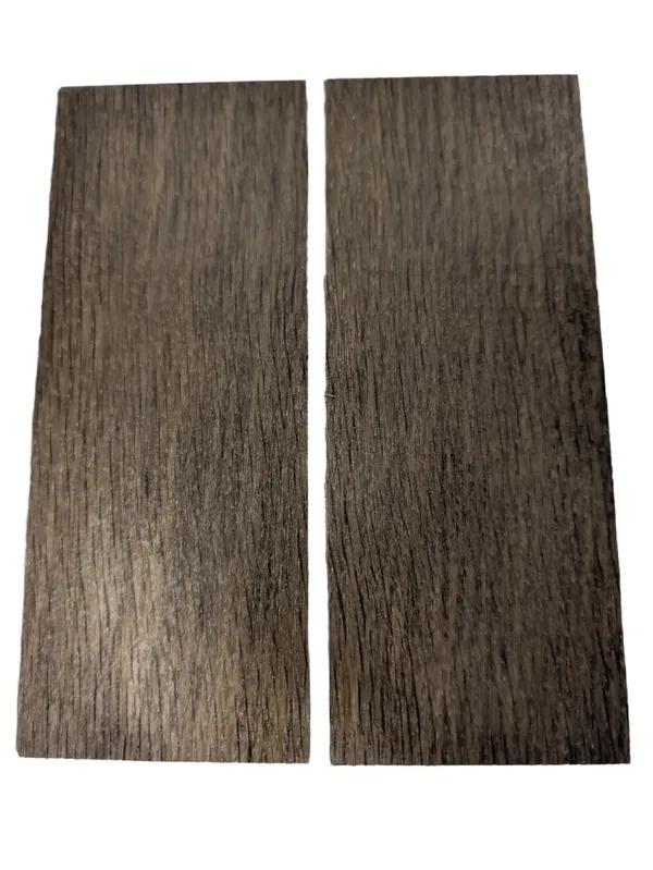 Exhibition Grade Bog Oak Knife Handle Scales (5x2x0.25) — photo 2