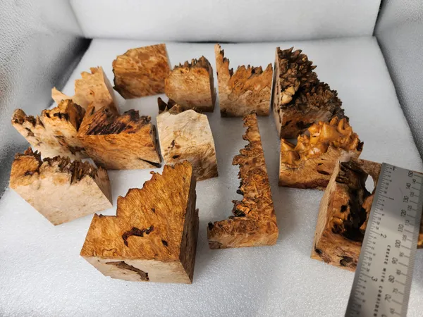 Figured Burl Maple Turning Blank Kit — photo 2