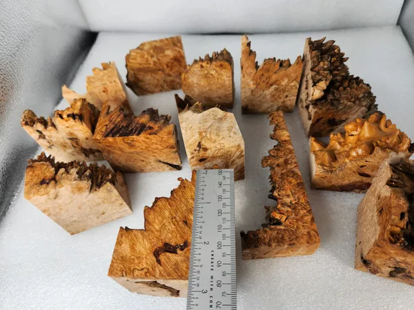 Figured Burl Maple Turning Blank Kit — photo 3
