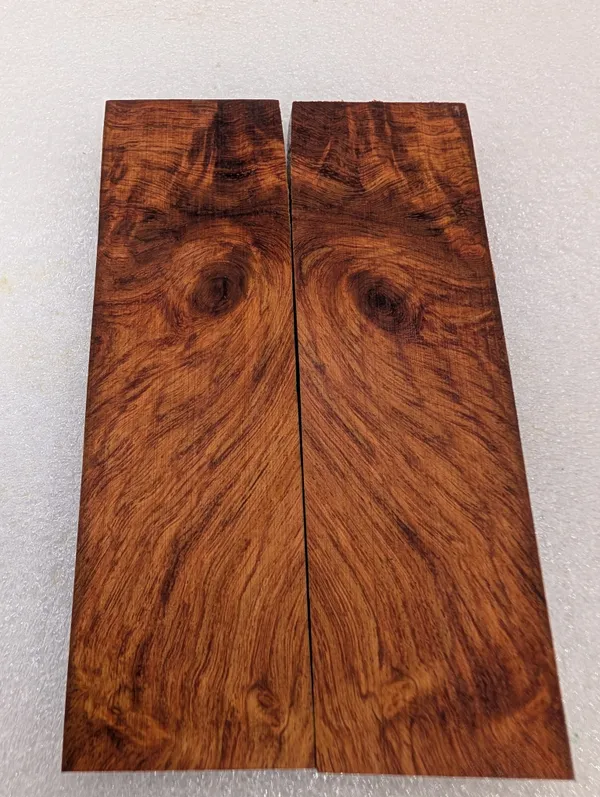 Figured Burl Amboyna Knife Scales — photo 3