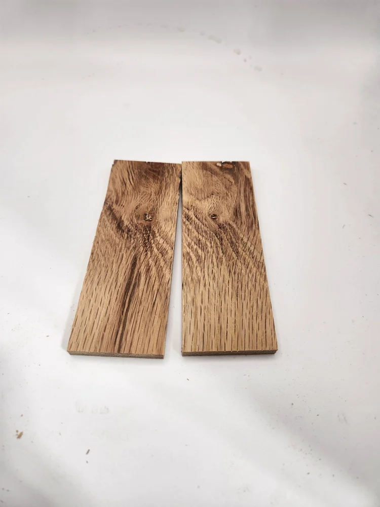 Matched Tigerwood Knife Scales – Figured Wood for Handles