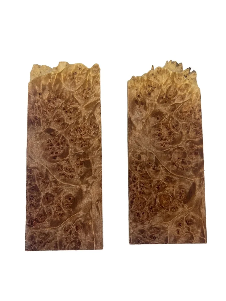 Stabilized Maple Burl Scale Set (5x2x0.375)