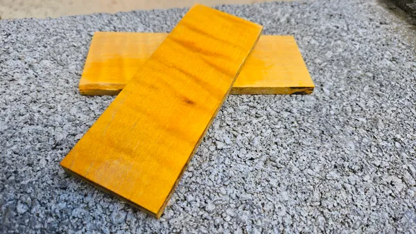 Aztec Gold Stabilized Maple Knife Scales — photo 2