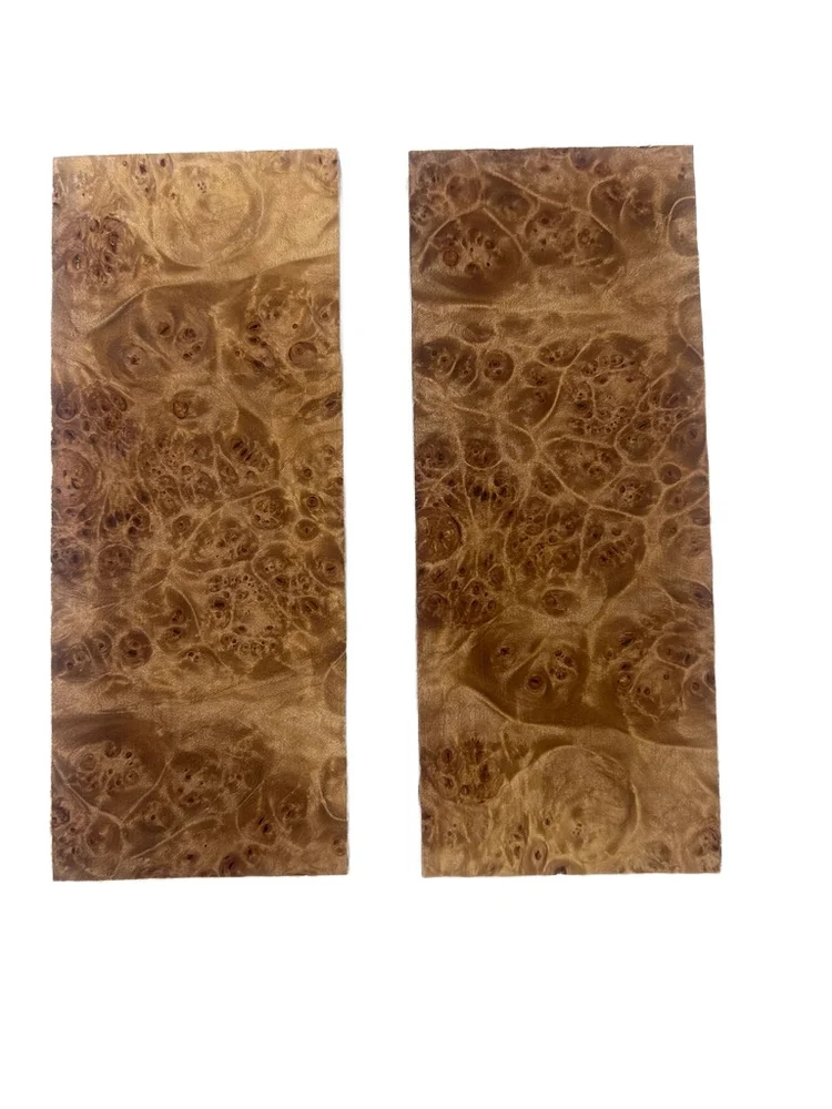Hand-Selected Stabilized Maple Burl Knife Scales (5x2x0.25)