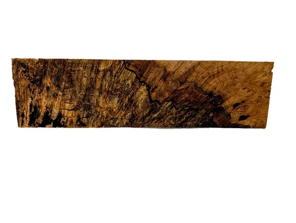 Hand-Selected Stabilized Spalted Maple Turning Blank (7.5x2x2) — photo 2