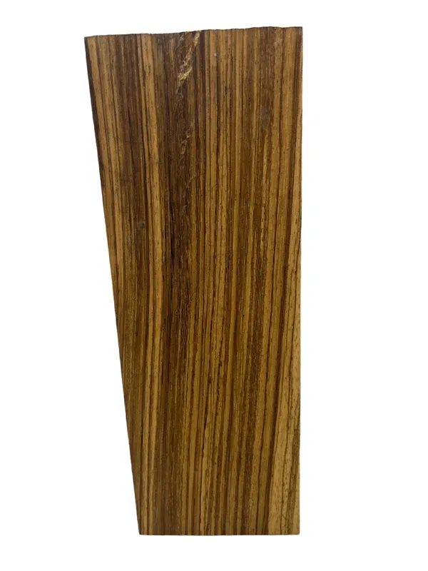 Exhibition Grade Stabilized Zebrawood Knife Handle Block (9.125x3.25x0.625) — photo 2