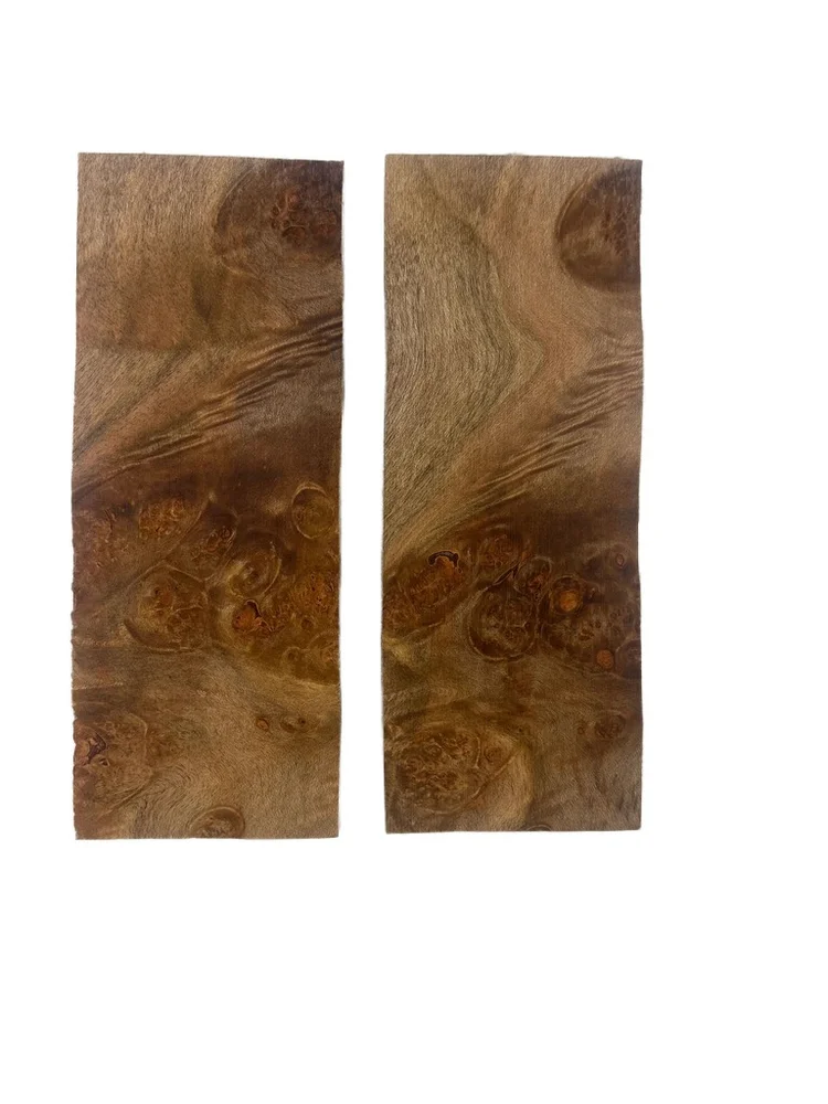 Premium Stabilized Maple Burl Knife Scales (5x2x0.25)