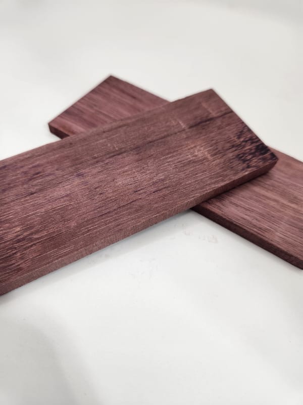 Natural Purpleheart Knife Scales — photo 2