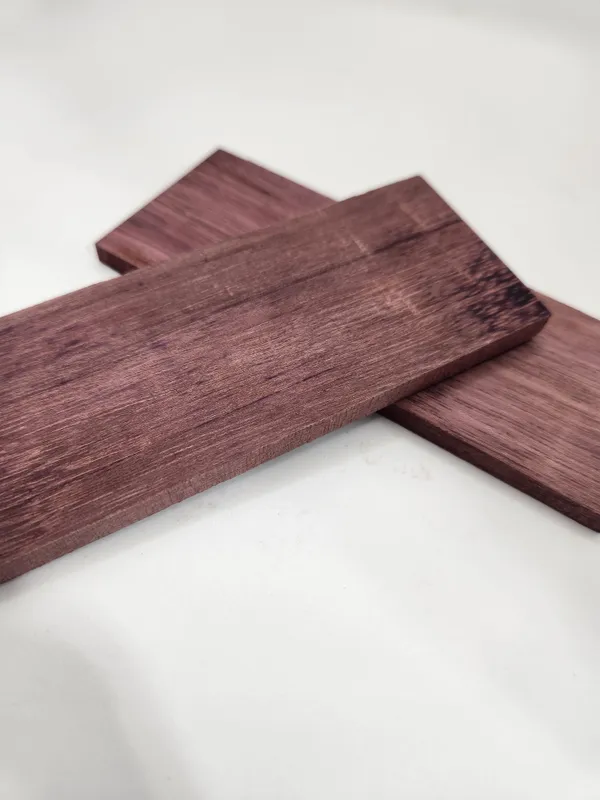 Natural Purpleheart Knife Scales — photo 2