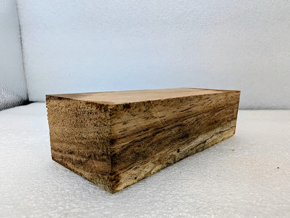 Exhibition Grade Monkeypod Knife Handle Block (5x2x1.375)