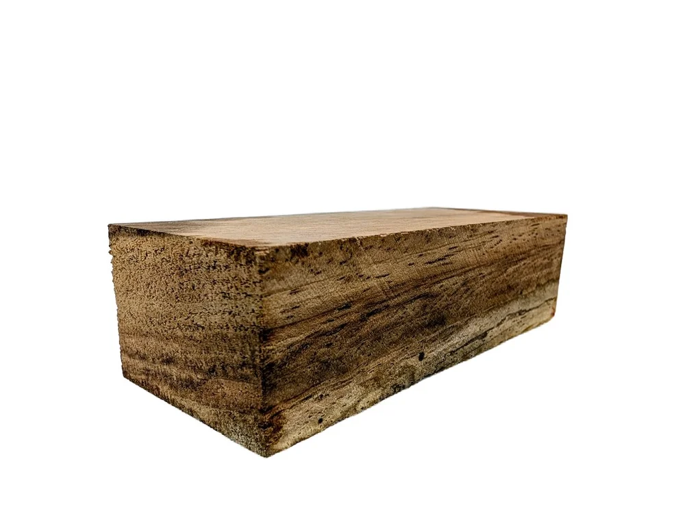 Hand-Selected Stabilized Monkeypod Knife Handle Block (5x2x1.375)