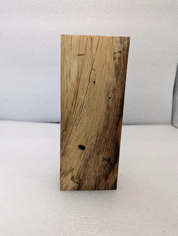 Clear Stabilized Monkeypod Handle Block — photo 2