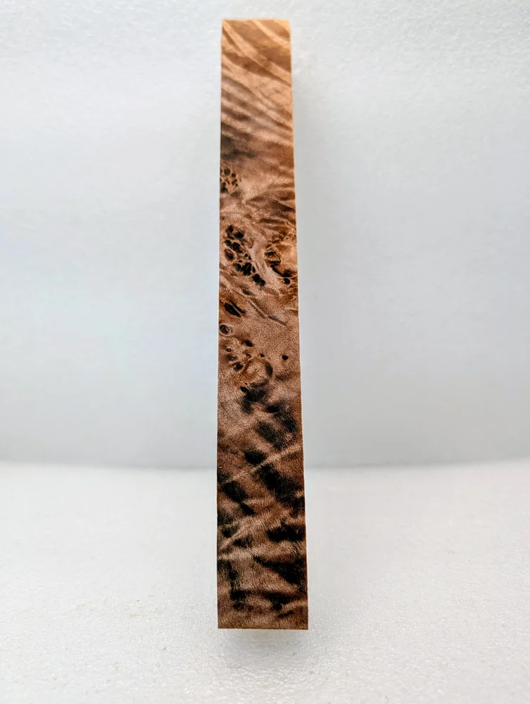 Stabilized Maple Burl Scale Set (8.5x1x1)