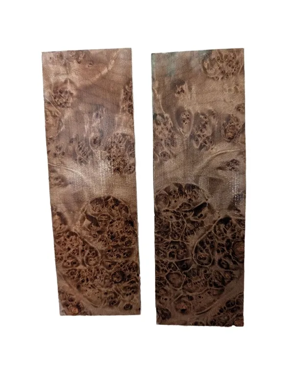 Exhibition Grade Stabilized Maple Burl Scales (6x2x0.25) — photo 2