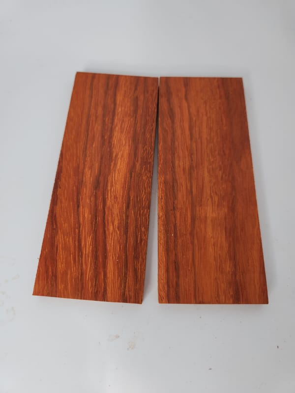 Natural Padauk Knife Scales — photo 2