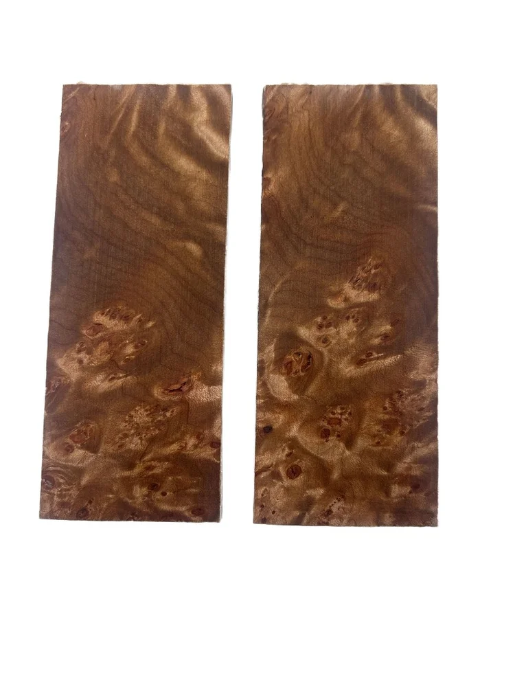 Stabilized Maple Burl Handle Material (5x2x0.25)