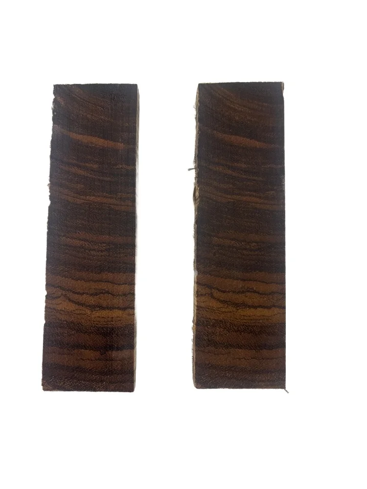 Exhibition Grade Stabilized Zebrawood Knife Handle Scales (5x1.5x0.375)