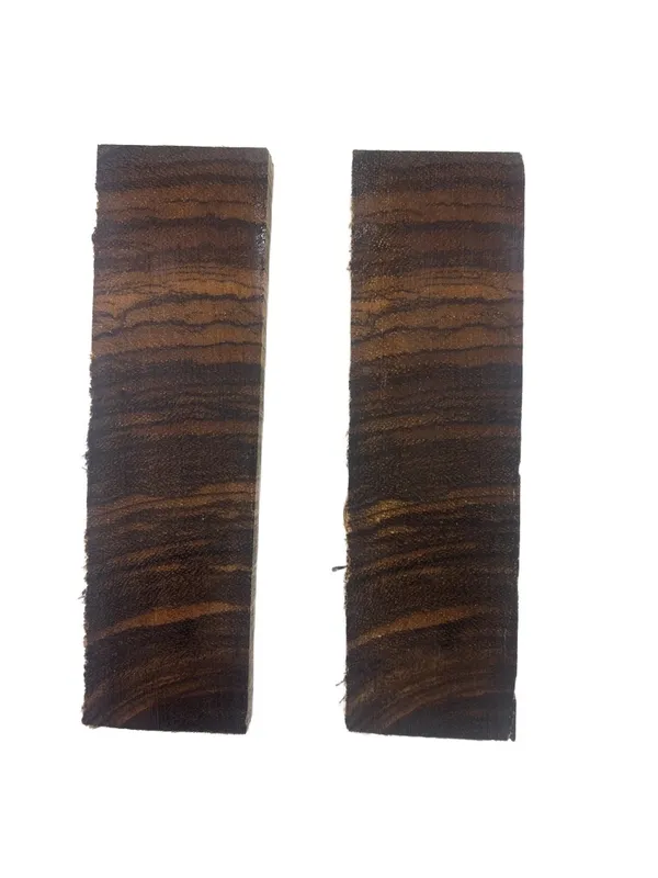 Exhibition Grade Stabilized Zebrawood Knife Handle Scales (5x1.5x0.375) — photo 3