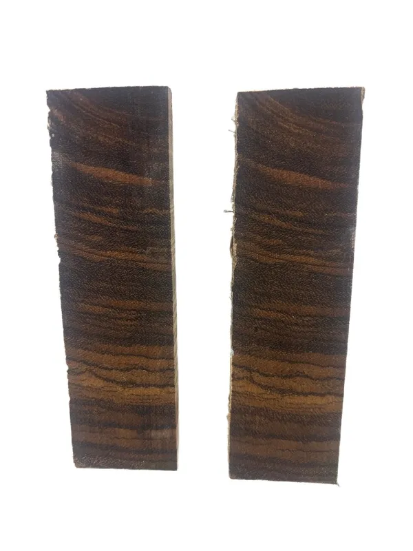 Exhibition Grade Stabilized Zebrawood Knife Handle Scales (5x1.5x0.375) — photo 2