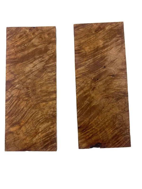Stabilized Quilted Maple Knife Handle Scales (5x2x0.25) — photo 3