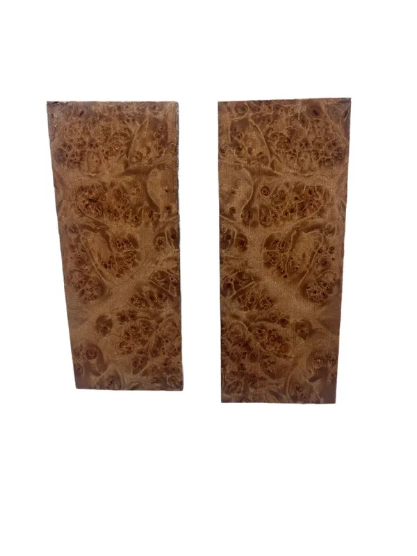 Stabilized Maple Burl Knife Scales (5x2x.24) — photo 2