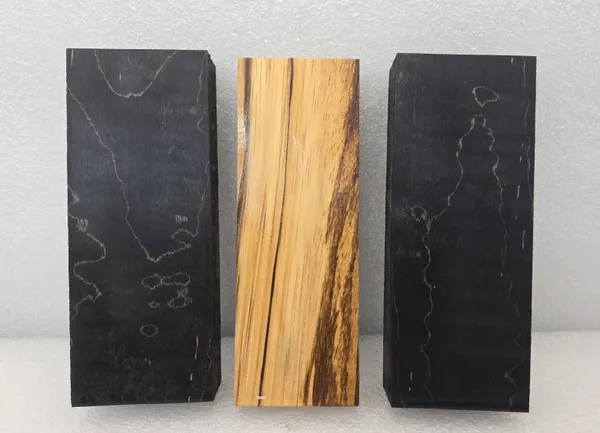 Midnight Black Stabilized Maple Handle Block Kit