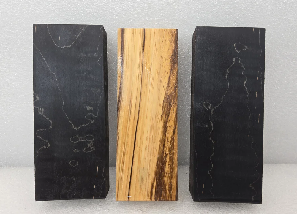 Midnight Black Stabilized Maple Handle Block Kit