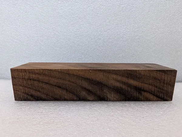 Clear Stabilized Walnut Handle Block