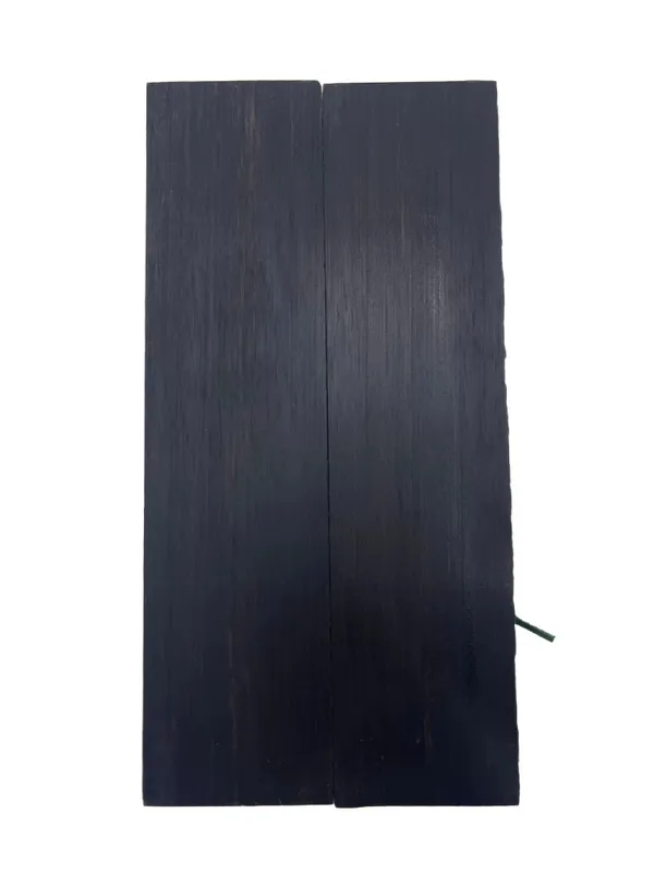 Natural Gabon Ebony Knife Handle Scales (6x1.5x0.25) — photo 1