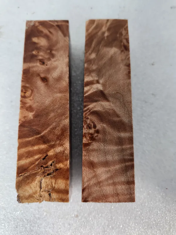 Clear Stabilized Burl Maple Pen Blank Kit — photo 2