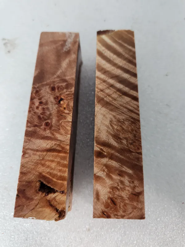 Clear Stabilized Burl Maple Pen Blank Kit — photo 3