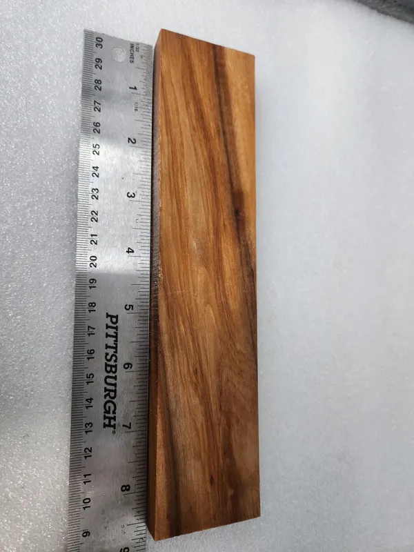 Clear Stabilized Olive Wood Turning Blank — photo 3