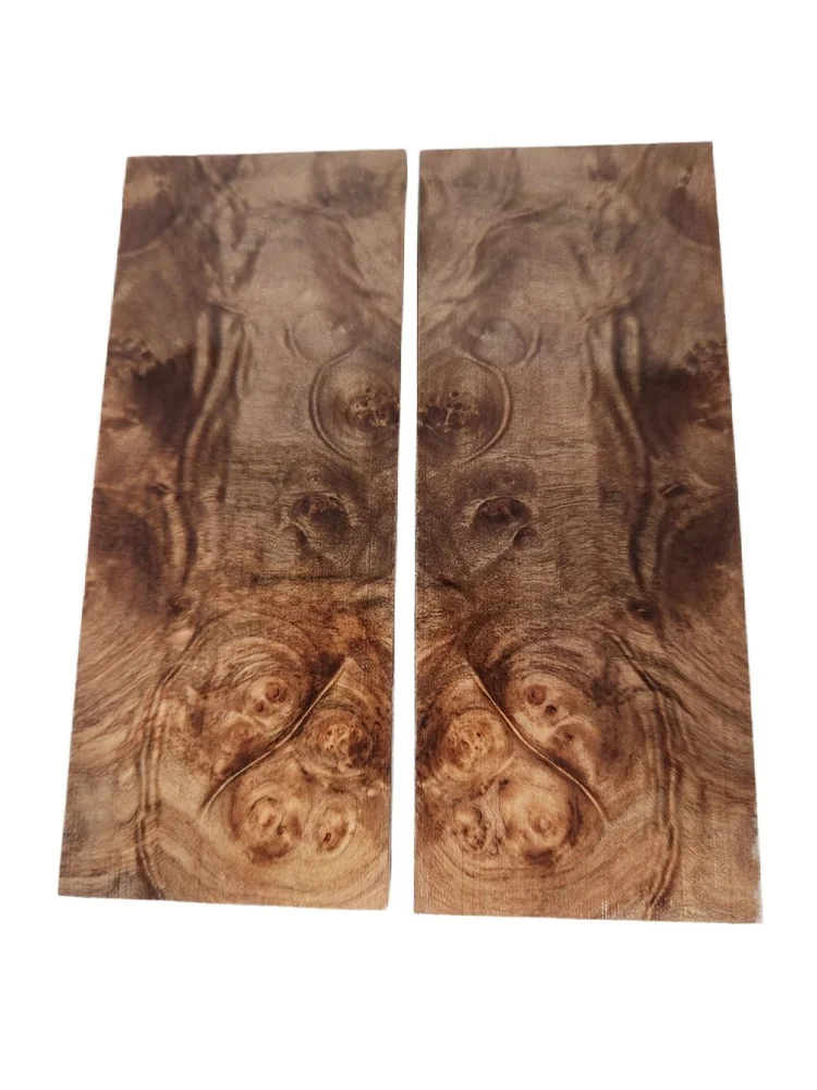 Premium Matched Stabilized Maple Burl Knife Scales (5x2x0.25)