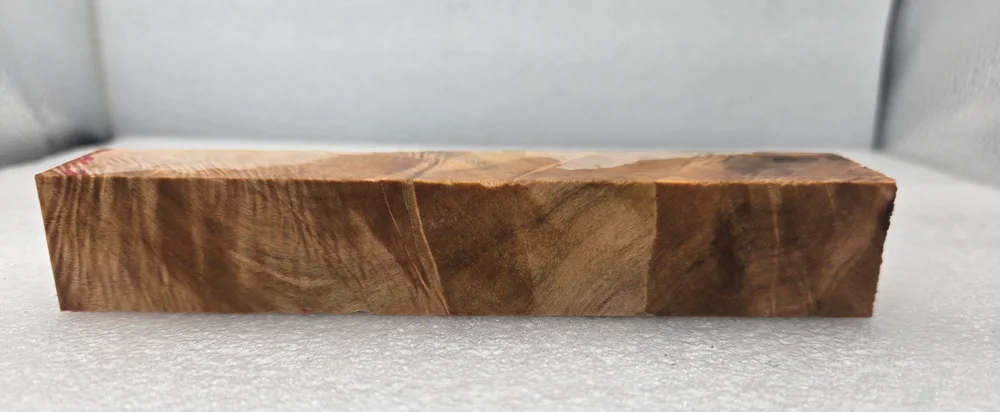 Clear Stabilized Burl Maple Pen Blank