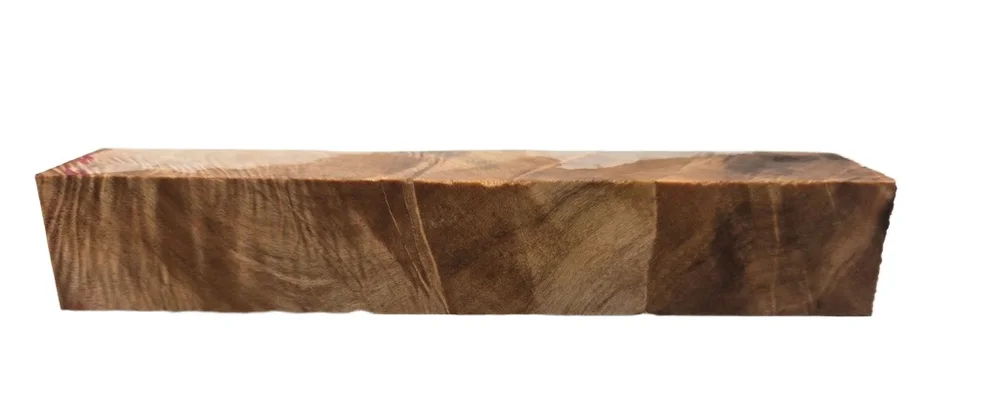 Premium Stabilized Maple Burl Pen Blank (6x1x1)
