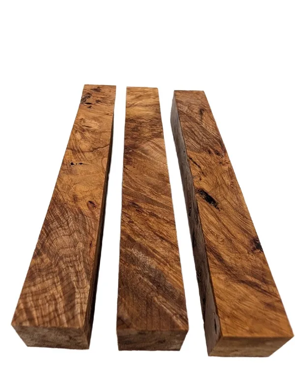 Lot of Rare Stabilized Maple Burl Pen Blank (6x0.75x0.75) — photo 1