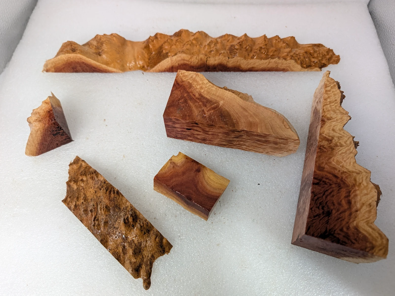 Natural Red Mallee Burl Offcuts