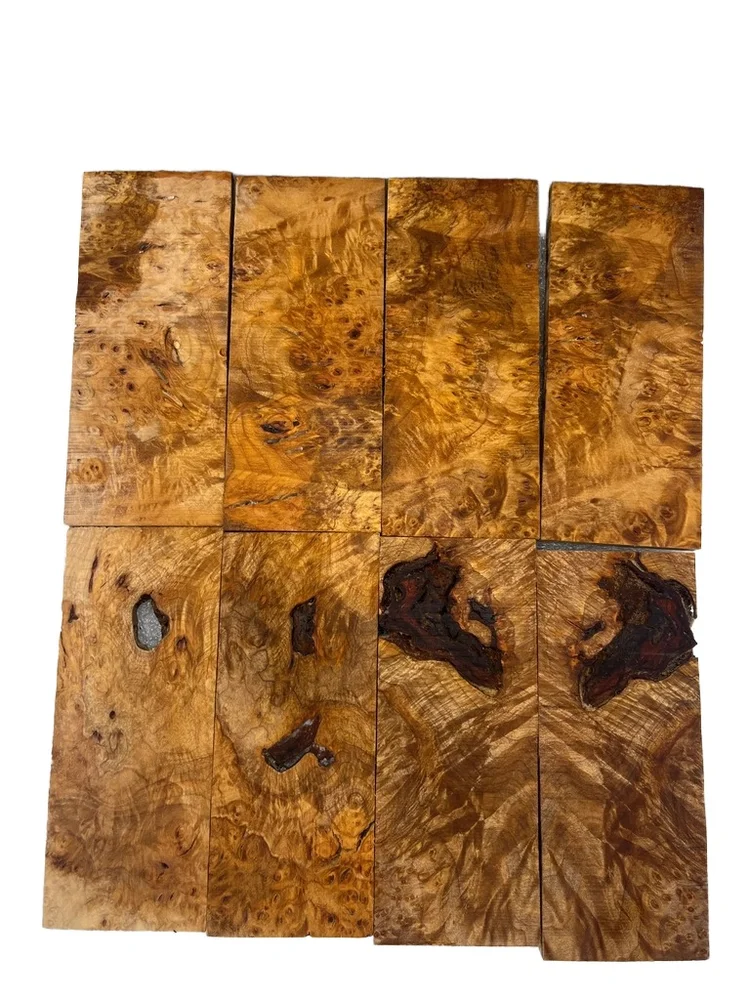Hand-Selected Stabilized Maple Burl Offcuts