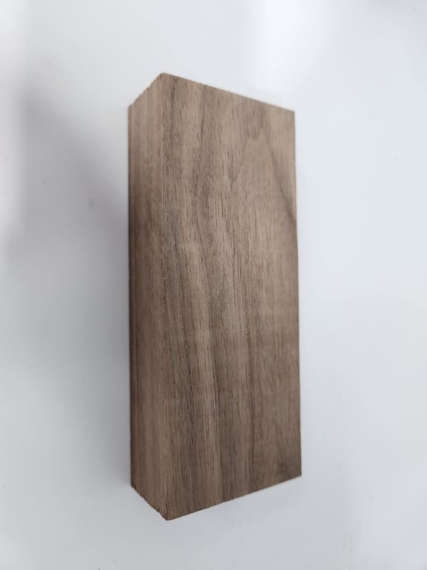 Clear Stabilized Walnut Handle Block — photo 4