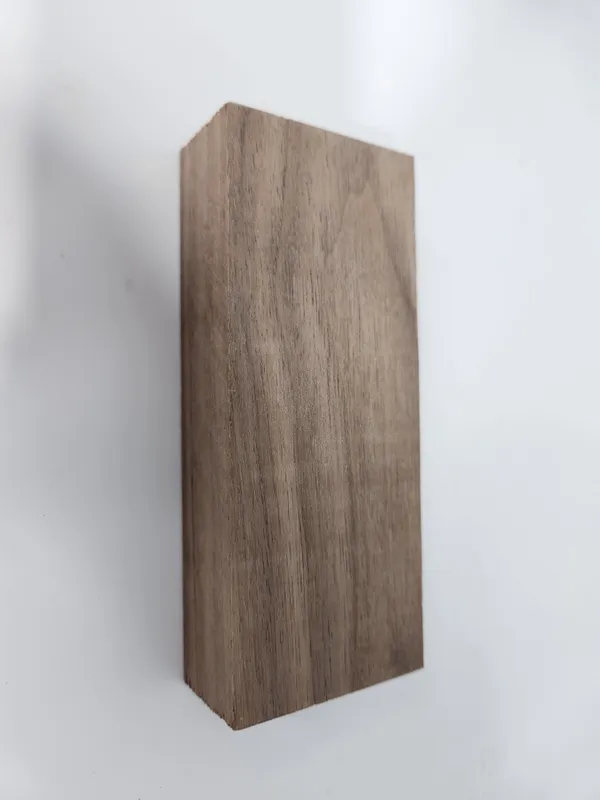 Clear Stabilized Walnut Handle Block — photo 4