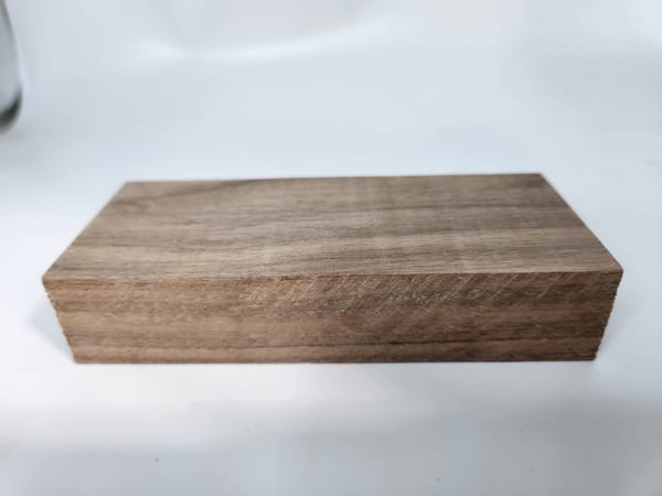 Clear Stabilized Walnut Handle Block — photo 3