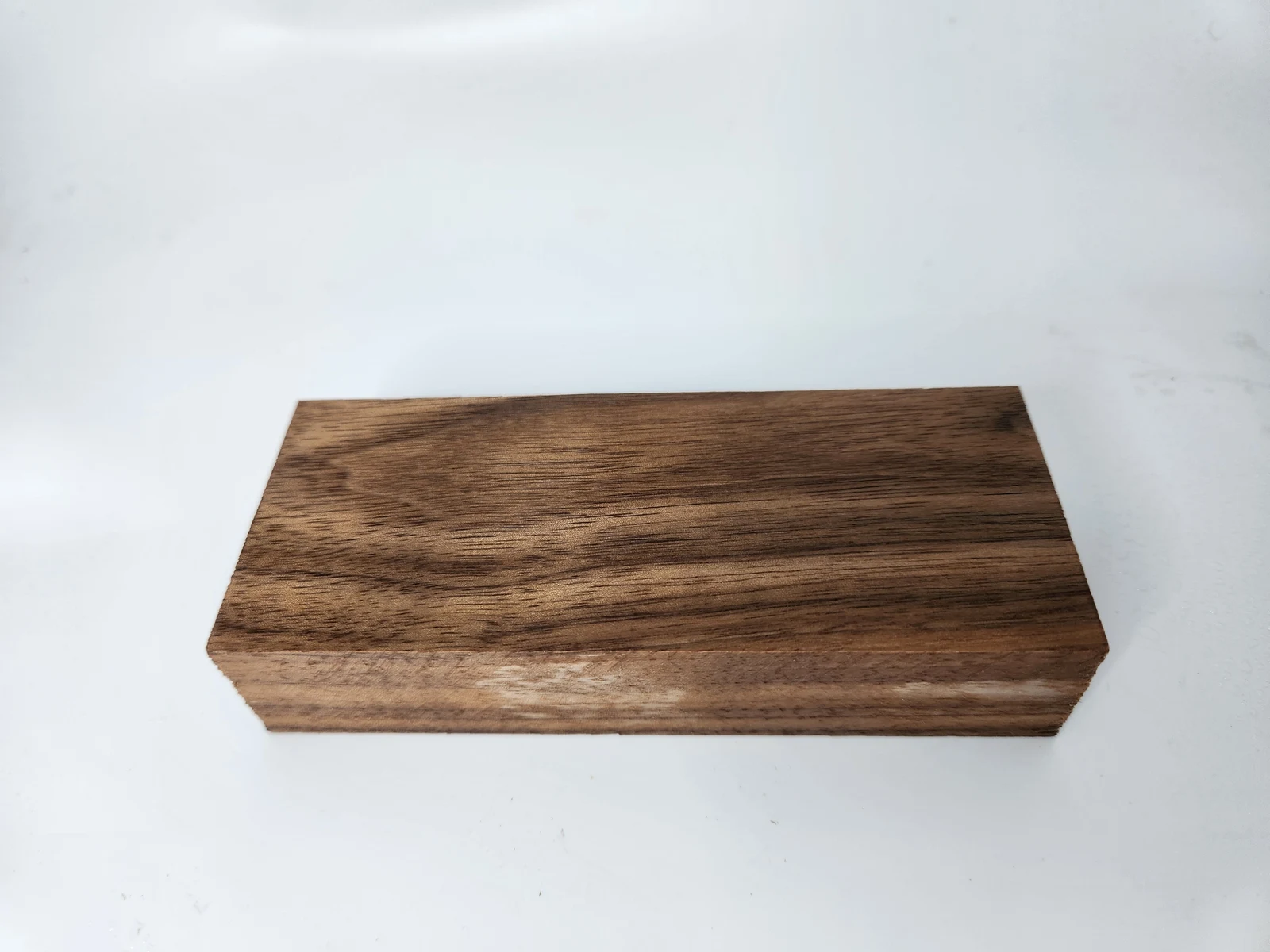 Stabilized Black Walnut Knife Handle Block – Wood Handles for Knives (5x2x1)