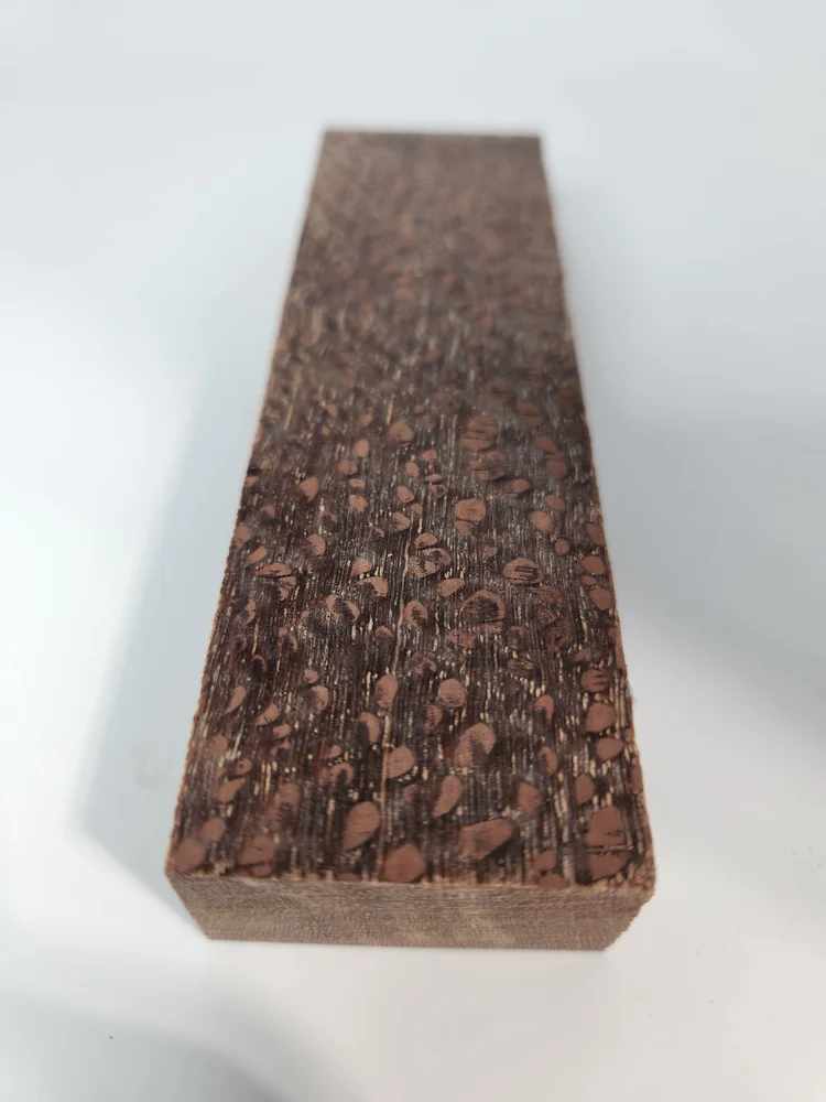 Stabilized Leopardwood Knife Handle Block – 3/4 Thick