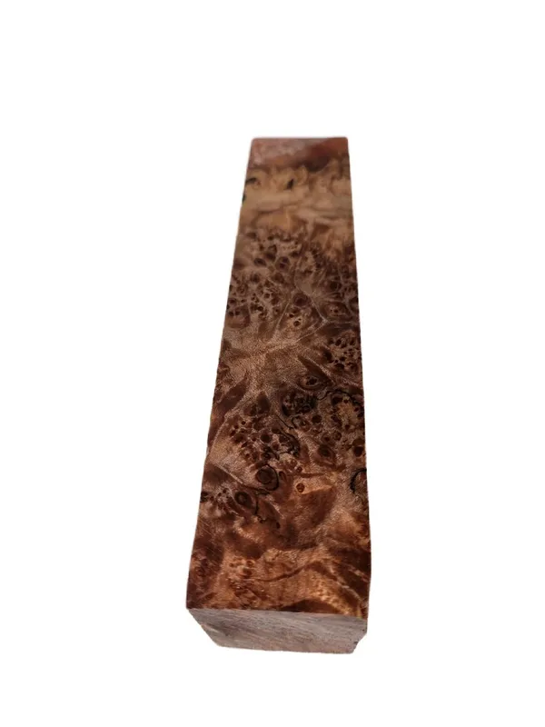 AAA Stabilized Resin Copper Dyed Maple Knife Handle Block (5.875x1.875x1.25) — photo 4