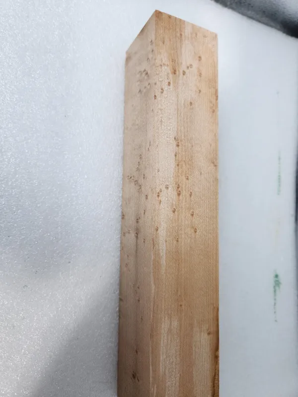 Clear Stabilized Burl Maple Turning Blank — photo 4