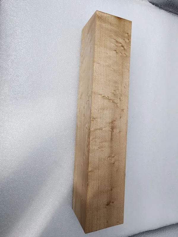 Clear Stabilized Burl Maple Turning Blank — photo 2
