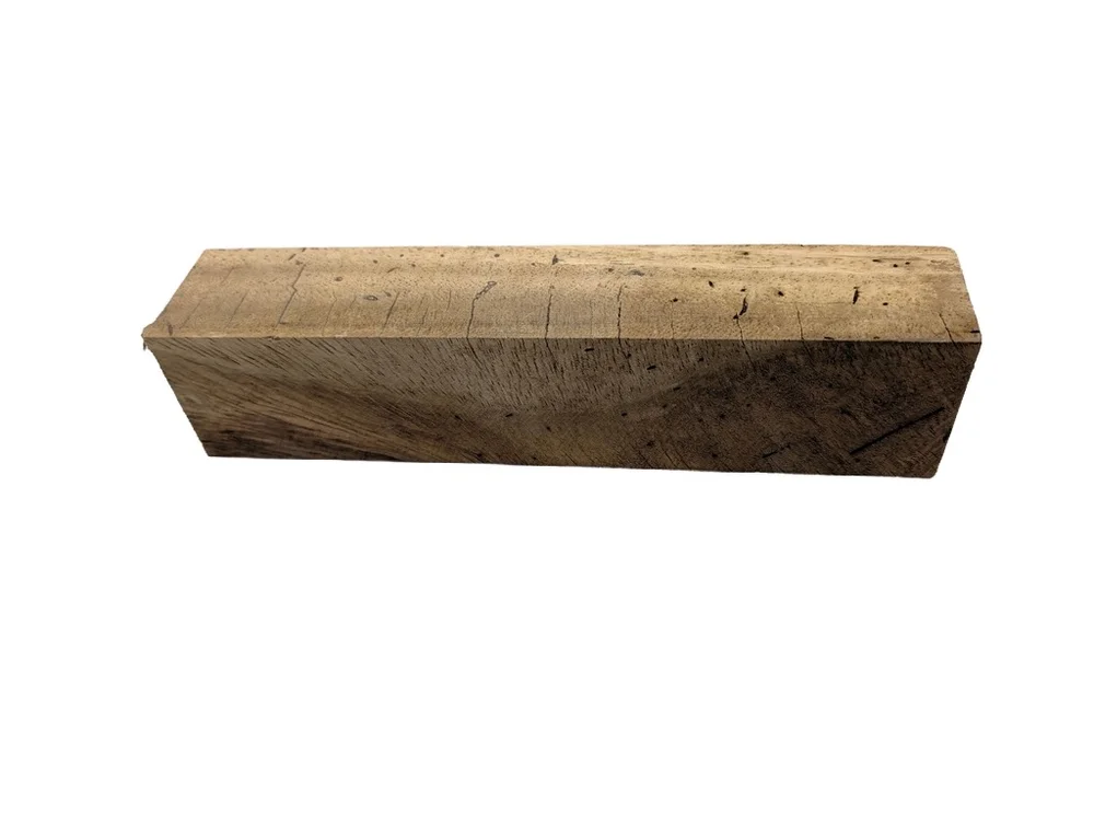 Natural Spalted Monkeypod Turning Blank (10x2.25x1.875)