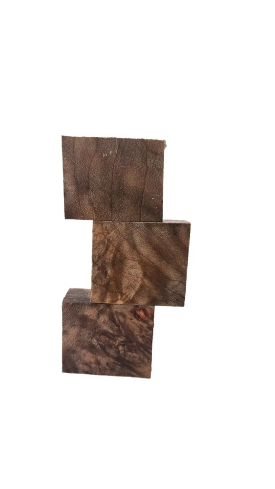 Lot of AAA Stabilized Maple Burl Ring Blank (1.5x1.5x0.75)