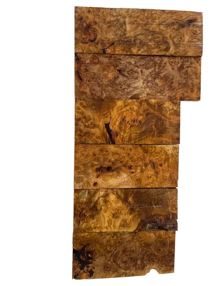 Stabilized Maple Burl Offcuts